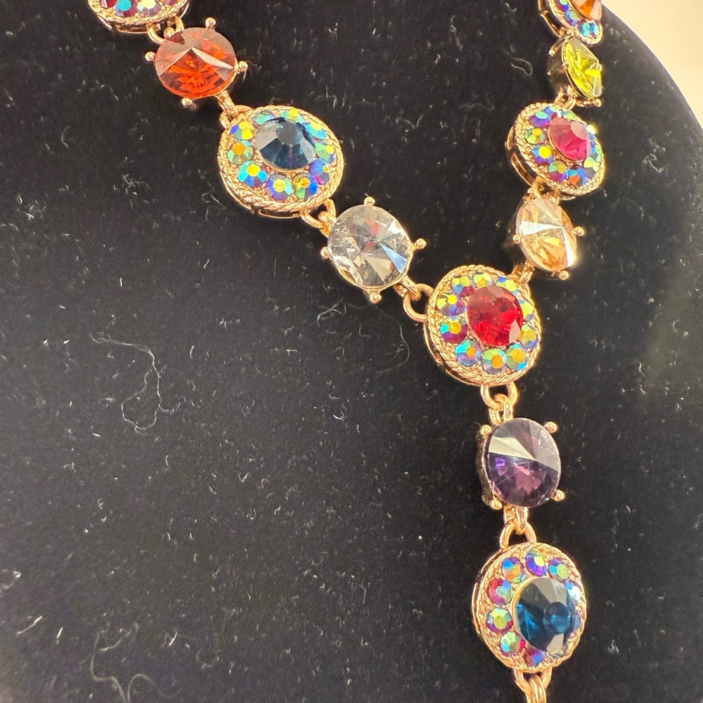 Pre Owned Christian Siriano Statement Y Necklace